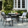 Fairmont 4-Person Round Patio Dining Table Black - Threshold™ -Every Space Store GUEST 032ac07f 7644 447f 81d7 54d089cd7ad0