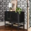 Minsmere 2 Door Cabinet - Black - Threshold™ -Every Space Store GUEST 0527ecd8 9a08 494c b914 6d6d0b3f2c72