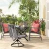 2pc Granby Padded Wicker Outdoor Patio Dining Chairs Swivel Chairs Gray - Threshold™ -Every Space Store GUEST 08055665 e2fa 465f 8f4b 3d2321224d4f