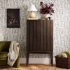 Palma Arched Fluted Cabinet Dark Brown - Threshold™ Designed With Studio McGee: Hardwood Frame, 2 Shelves, MDF Surface -Every Space Store GUEST 0823ffa4 3e46 4954 999e ffc70b88a968