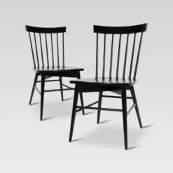 Set Of 2 Windsor Dining Chair - Threshold -Every Space Store GUEST 0b9ba35a 3c3a 443f af54 3aefe24f579b