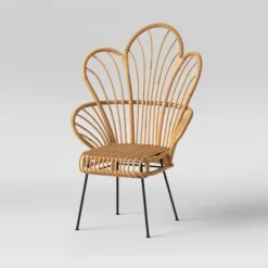 Avocet Rattan Fan Back Accent Chair - Threshold™ -Every Space Store GUEST 10181a4a 2485 47a0 a922 70b968955977