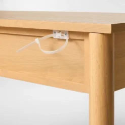 48" Modern Wooden Console Table With Drawer Brown - Threshold™ Designed With Studio McGee 11 48" Modern Wooden Console Table With Drawer Brown - Threshold™ Designed With Studio McGee -Every Space Store GUEST 1654087c 31df 4808 a98b ef3f4a601ae2