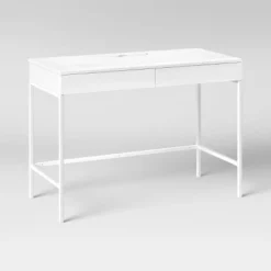 Loring Wood Writing Desk With Drawers And Charging Station - Threshold™ -Every Space Store GUEST 16583bd1 f8dc 4a4a a59b b9de1a460160