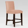 25" Velvet Parsons Counter Height Barstool Wood - Threshold™ -Every Space Store GUEST 19e5b944 d3af 44f3 81a3 1b933d94db5b