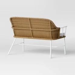 Lenwood Steel Outdoor Patio Garden Bench Brown - Threshold™ Designed With Studio McGee -Every Space Store GUEST 1b3b01c1 1ae5 49d7 a076 853fc5a54077