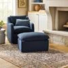 Slipcover Ottoman Blue - Threshold™ Designed With Studio McGee 1 Slipcover Ottoman Blue - Threshold™ Designed With Studio McGee -Every Space Store GUEST 1cabe160 6c89 4b68 ae81 c4aa466871dc 1