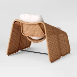 2pc Wexler Statement Chair With Ottoman - Brown - Threshold™ -Every Space Store GUEST 1cd4fe04 ca08 4740 96d1 0e0af605870e