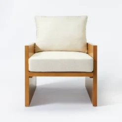 Duchesne Wood Accent Chair With Upholstered Seat And Back Cream - Threshold™ Designed With Studio McGee -Every Space Store GUEST 1eef6761 f0c7 4e9c bc5b 2eac1ced8056
