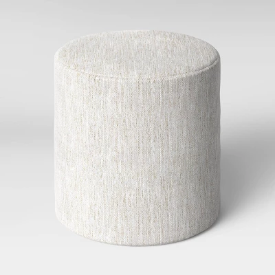 Bodrum Round Upholstered Ottoman - Threshold™ 4 Bodrum Round Upholstered Ottoman - Threshold™ - Image 2