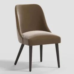 Geller Modern Dining Chair In Shiny Velvet Mystere - Threshold™ -Every Space Store GUEST 2369bae7 56ac 4476 907a bffe87efe6d3