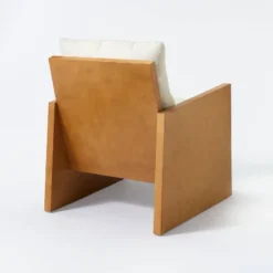 Duchesne Wood Accent Chair With Upholstered Seat And Back Cream - Threshold™ Designed With Studio McGee -Every Space Store GUEST 24953014 21ba 4b79 86f6 10fc824431e8