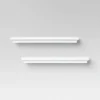 2pc Traditional Wall Shelf Set White - Threshold™ -Every Space Store GUEST 25b9ca45 a7d7 42e9 a599 48950042bb35