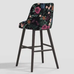 Geller Modern Counter Height Barstool In Botanical Grant Floral Ink - Threshold™ -Every Space Store GUEST 262b327f e7a7 45cb 9f89 834fa21078ad