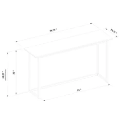 Hidden Hills Mixed Material Console Brown - Threshold™ Designed With Studio McGee -Every Space Store GUEST 2719499f 79d5 46d7 85d0 2d484464afec