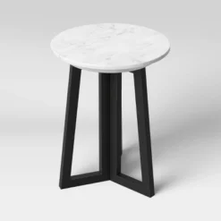 Altavista Round Marble End Table White - Threshold™ -Every Space Store GUEST 2758c8eb 8d8e 4972 8d46 eafeb11b9283
