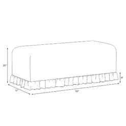 Ruffle Slipcover Dining Bench - Threshold™ Designed With Studio McGee -Every Space Store GUEST 28a4185b 9f2c 4ea5 af90 760529378e16