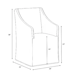 Replacement Slipcover Only For Sloped Arm Dining Chair - Threshold™ -Every Space Store GUEST 2a266694 a6a5 44e1 b50e 8aa03f1cfc5d