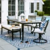 Fairmont Rectangle Steel Patio Dining Table, Outdoor Furniture - Black - Threshold™ 1 Fairmont Rectangle Steel Patio Dining Table, Outdoor Furniture - Black - Threshold™ -Every Space Store GUEST 2a9e8618 2a8d 4c45 b874 e5dcb9e511aa