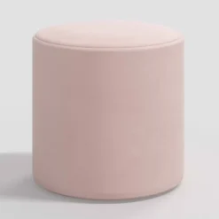 Round Thalia Ottoman In Velvet - Skyline Furniture -Every Space Store GUEST 2ac0aefd 3e71 4398 aa75 84e024a8ca06