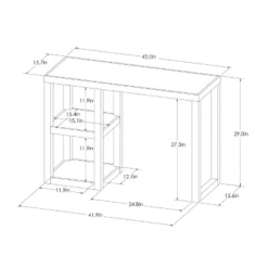 Carson Wood Writing Desk With Storage White - Threshold™ -Every Space Store GUEST 2e25fab9 58e1 4d1d ab2f 351e9f9fb385
