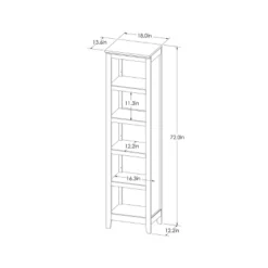 72" Carson Narrow Bookcase - Threshold -Every Space Store GUEST 2f5b1add e3dc 46cd a227 07b43a380bc4