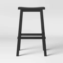Halifax Farmhouse Wood Barstool - Threshold -Every Space Store GUEST 34b83b7d 8108 48e5 8362 de9c75ebafb0