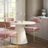 Orion Luxe Dining Chair With Brass Legs Blush Velvet - Threshold™ -Every Space Store GUEST 368dc7e6 edac 4c65 8cfd a40d663bd984