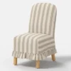 Replacement Ruffled Slipcover Only For Rounded Back Dining Chair - Threshold™ -Every Space Store GUEST 36ca78f1 b5ad 4e5d a16e 7c6161453ffe
