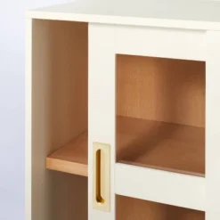 32" Promontory Sliding Glass 2 Door Cabinet - Threshold™ Designed With Studio McGee -Every Space Store GUEST 398e0eec bec3 45c1 95e7 a8239c467b48