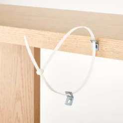 Bleached Oak Console Table Natural Wood - Threshold™ Designed With Studio McGee: Veneer & MDF, Rectangular Shape, Spot Clean -Every Space Store GUEST 39c49642 fb29 4f54 a434 b44fa7491db4