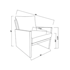 Duchesne Wood Accent Chair With Upholstered Seat And Back Cream - Threshold™ Designed With Studio McGee -Every Space Store GUEST 3a353703 f817 4727 9d6d 17a0d88a2123