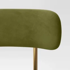 Orion Luxe Dining Chair With Brass Legs Olive Green Velvet - Threshold™ -Every Space Store GUEST 3bdc1113 2417 49f9 8d4f c2d4be4d4a20