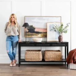 East Bluff Woven Drawer Console Table - Threshold™ Designed With Studio McGee 24 East Bluff Woven Drawer Console Table - Threshold™ Designed With Studio McGee -Every Space Store GUEST 3fbfc6cc 1762 479f 85f6 5816e3ff493f