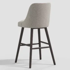 Geller Modern Counter Height Barstool Gray Boucle - Threshold™: Upholstered, Rubberwood Frame, 250lb Capacity -Every Space Store GUEST 4393c8e7 c285 40d3 bd55 b6132aa8211b