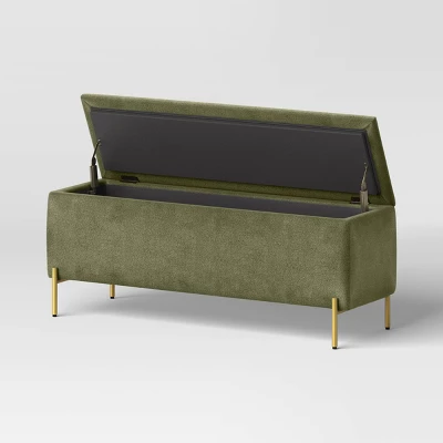 Ivy Upholstered Storage Bench - Threshold™ 4 Ivy Upholstered Storage Bench - Threshold™ - Image 2
