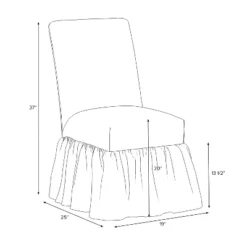 Ruffled Slipcover Dining Chair - Threshold™ Designed With Studio McGee -Every Space Store GUEST 471fd9a3 06af 4d12 8c95 3ceb07bc0c5f