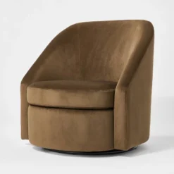 Slope Arm Swivel Chair Velvet - Threshold™ Designed With Studio McGee -Every Space Store GUEST 47ae5e38 0ed9 45fc 91bd 246e072ac65c