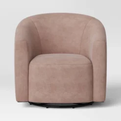 Large Aveline Swivel Chair Blush Velvet - Threshold™ -Every Space Store GUEST 48956272 cd19 4e22 abc8 a27390aeb2f8