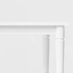 72" Cambridge Farmhouse Fully Painted Turned Leg Rectangular Dining Table White - Threshold™ -Every Space Store GUEST 49e593b1 6ab9 440a be2f 8e2eaccaf10d