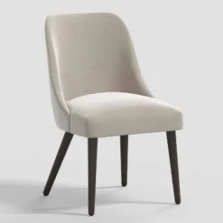 Geller Modern Dining Chair In Shiny Velvet Mystere - Threshold™ -Every Space Store GUEST 4d9a37b4 7293 42b8 95d6 d16c12e3c341