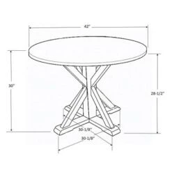 42" Litchfield Round Dining Table - Threshold™ -Every Space Store GUEST 4e260b1e e098 4c94 aa81 80d76669bb73