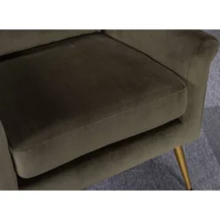 Carmine Luxe Arm Accent Chair With Brass Legs - Threshold™ -Every Space Store GUEST 4ebe12f2 b633 4ea5 be08 63a430079295