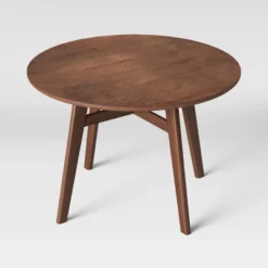 44" Maston Dining Table Round Hazelnut - Threshold™ -Every Space Store GUEST 52704cf2 1027 449a 8a68 0be3607ed312