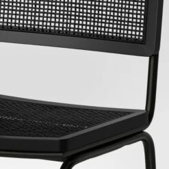 Errol Cane And Wood Dining Chair With Metal Legs Black - Threshold™ -Every Space Store GUEST 5279fd2d 6540 4b0a 9d4f b9e7a5700f6d