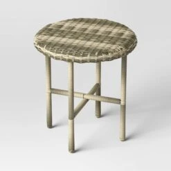 Tucker Wicker Patio Accent Table - Threshold™ Designed With Studio McGee -Every Space Store GUEST 5511941c 2344 4676 9d6b 6c21212f6fab