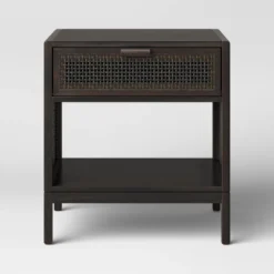 Minsmere Caned Accent Table With Drawer - Threshold™ -Every Space Store GUEST 55c3e48d 7647 4046 9262 e88d66a83051