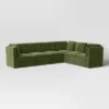 6pc Haven French Seam Modular Sectional Velvet Dark Green - Threshold™ -Every Space Store GUEST 5644a0f0 586c 4c10 a294 83b895d6fe8c