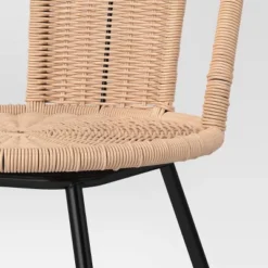 Olivine Rounded Back Woven Counter Height Barstool With Metal Legs Natural - Threshold™ -Every Space Store GUEST 5949886b 57d5 4406 a52b 22ed21a1051e