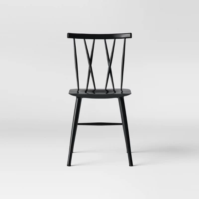Becket Metal X Back Dining Chair - Threshold™ 4 Becket Metal X Back Dining Chair - Threshold™ - Image 2